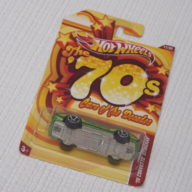 RETRO MATTEL HOT WHEELS Cars of the Decades The 70s 1970s 75' Corvette