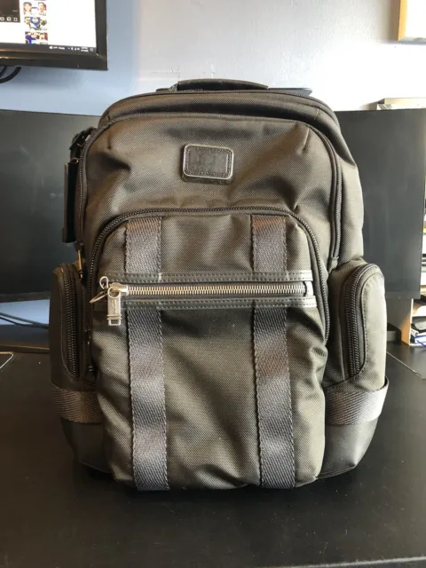 Tumi Alpha Bravo Expandable Nathan Black Laptop Business Backpack EXCELLENT