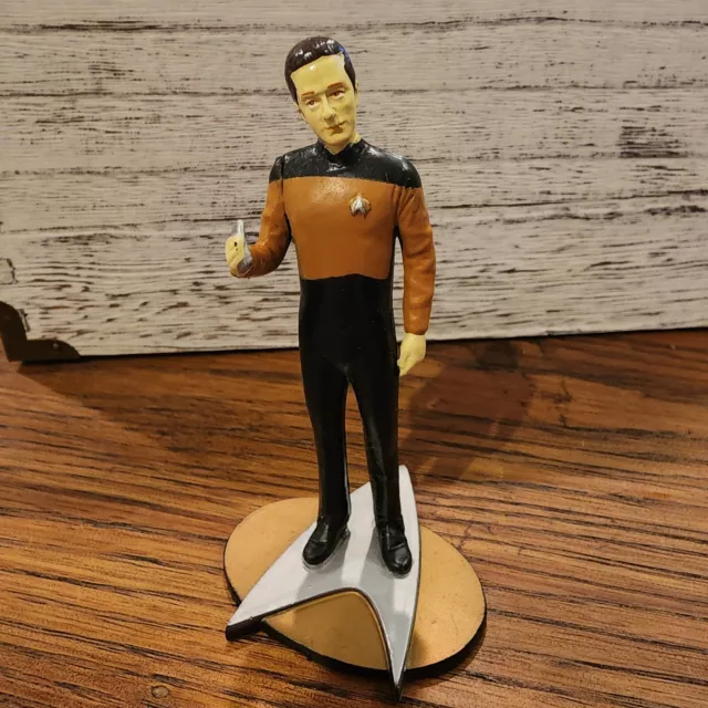 Star Trek Data figure, Hamilton Gifts, 1992 - 4in figure.