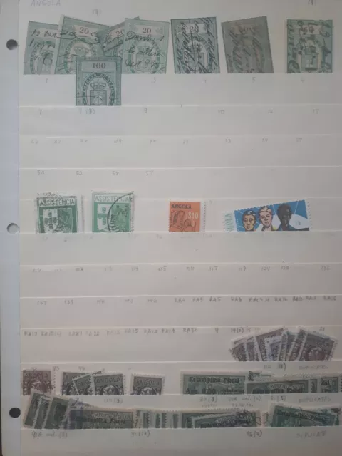 World revenues stamps (Angloa, Belgium, Canada, Bosnia, Bolivia, etc)