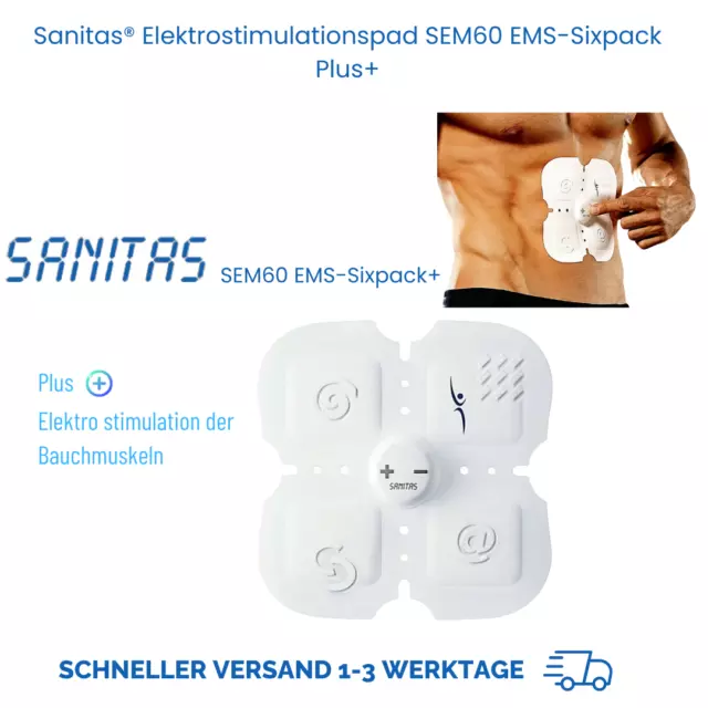 Sanitas® Elektrostimulationspad SEM60 EMS-Sixpack Plus+