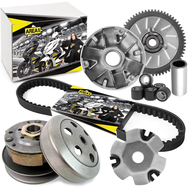 Area1 Rulli Variatore 18x14 mm Rotoli per Variatore/Pesi Del Variatore - 12,5 Grammi - compatibile con NH NHX NSC, Vivacity Django Tweet, Agilitiy Like Super 8, Sym Fiddle II