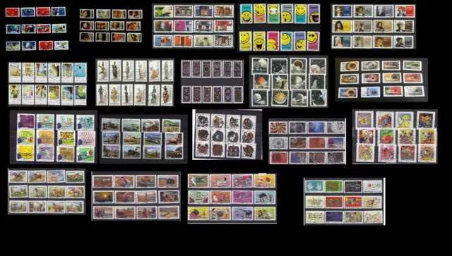 2006/2022 - 2 EUR la série complète de timbres oblitérés adhésifs de France