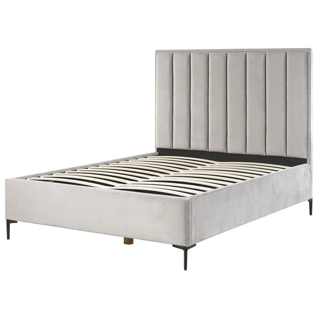 Ensemble de Chambre à Coucher Lit Double 140 x 200 cm avec Coffre et 2 Tables d 5