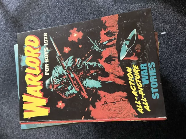 Warlord For Boys Annual 1978 Vintage U.K Comic Hardback Book unclipped