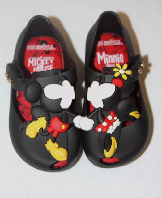 *1 Mini Melissa Ultragirl Disney Twins III Mary Jane Flats  Sz 6   $70