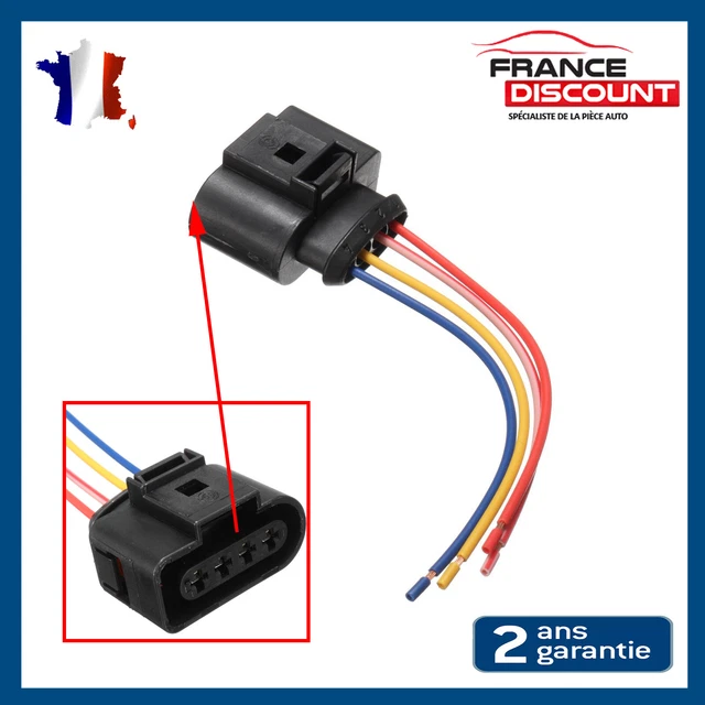 Fiche Connecteur Réparation Faisceau 4 broche prévu pour Skoda VW seat Audi