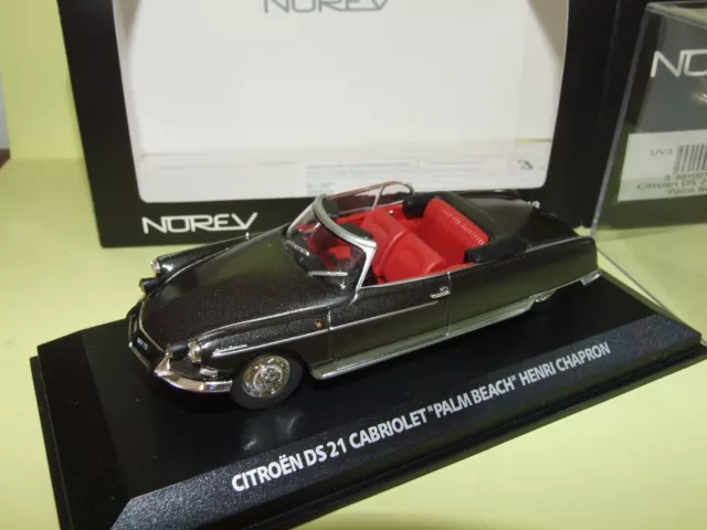 CITROEN DS 21 CABRIOLET PALM BEACH HENRI CHAPRON Gris  NOREV 1:43