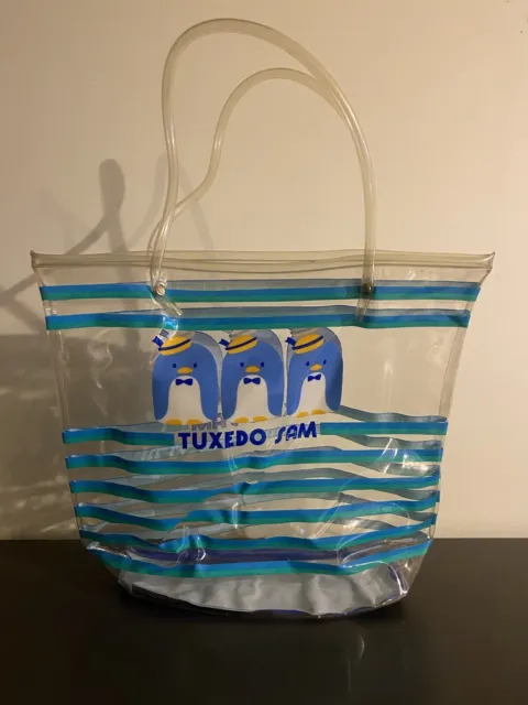 Tuxedosam 1983 Sanrio vintage Borsa Bag  In Vinile Rara! Tuxedo Sam