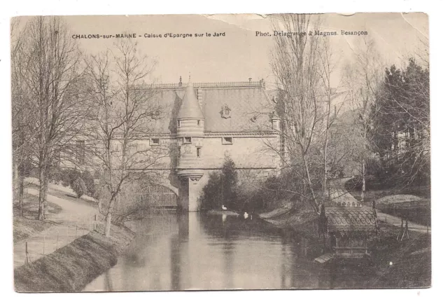 chalons-sur-marne , caisse d'épargne sur le jard
