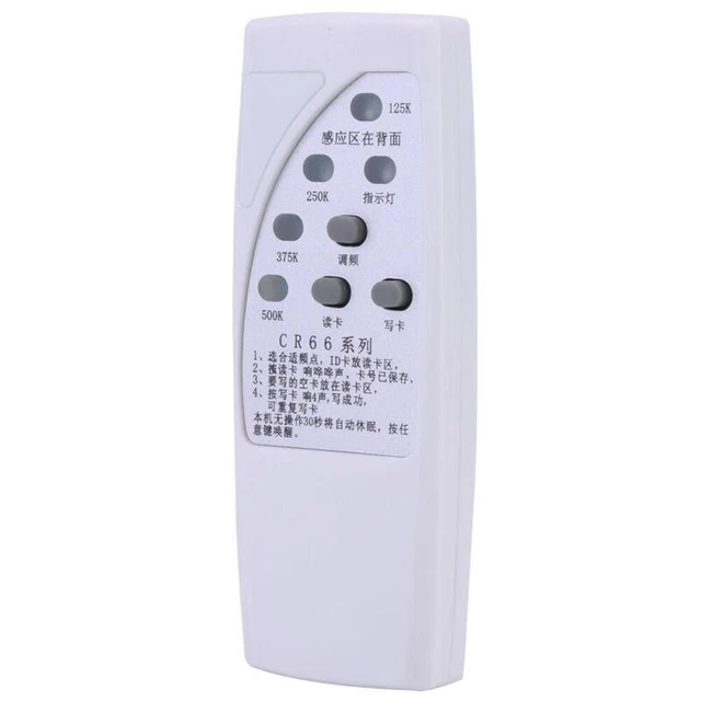 Portable RFID Card Reader Writer Duplicator 125K-500Khz for ID Copy