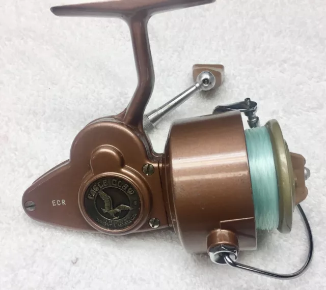 VINTAGE EAGLE CLAW ECR Wright Mc gill spinning reel made by Ofmer