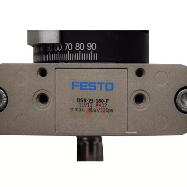 New In Box FESTO DSR-25-180-P 11911 Pneumatic Rotary Drive 3