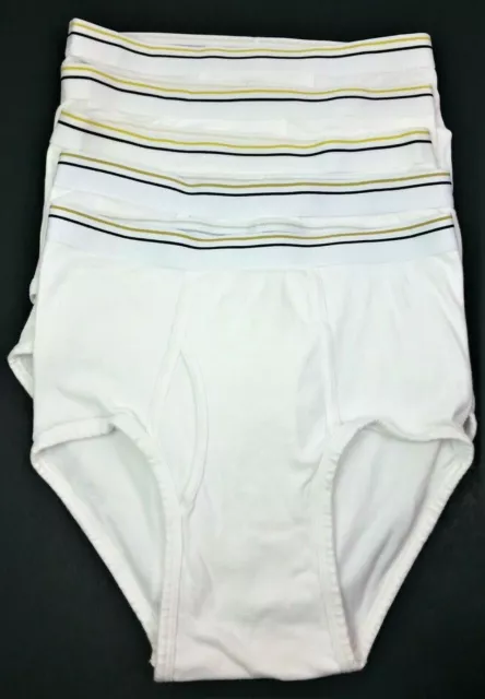 STAFFORD MENS UNDERWEAR Size 34 Lot 5 Briefs Tighty Whities 100% Cotton  JCPenney $25.48 - PicClick