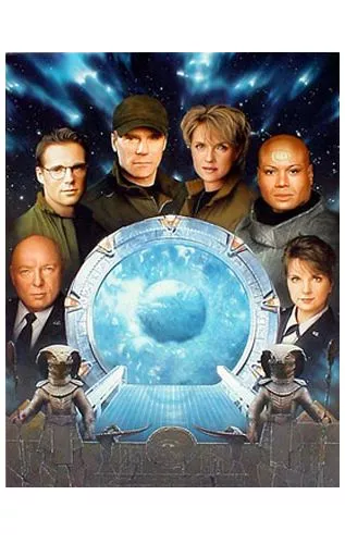 Stargate SG-1 Cast Portrait Lithograph #1 - Signed Richard Dean Anderson