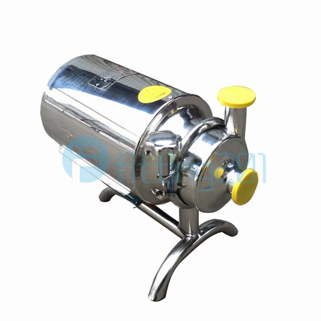 220v Stainless Steel Sanitary Pump Beverage Milk Delivery Pump 1T/h 0.37KW New