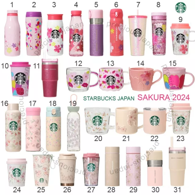 STARBUCKS JAPAN SAKURA 2024 Cherry Blossoms Tumbler Stainless Bottle