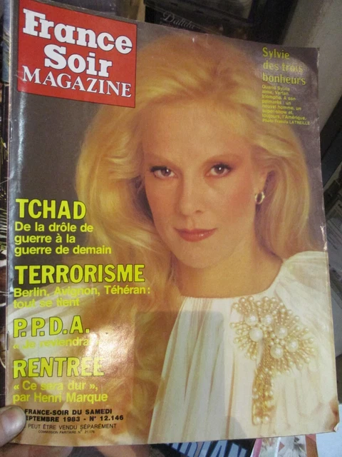 magazine france soir  sylvie vartan