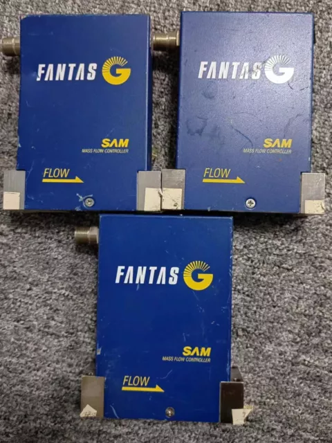 SAM 2480G1 Mass Flow Controller,CF4/CHF3, 300/200SCCM, lot of 3