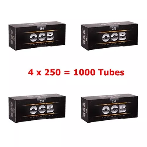 4 x 250 - 1000 OCB Empty Cigarette Tubes