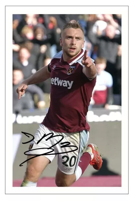 JARROD BOWEN Signed Autograph 12X8 PHOTO Signature Gift Print WEST HAM Soccer