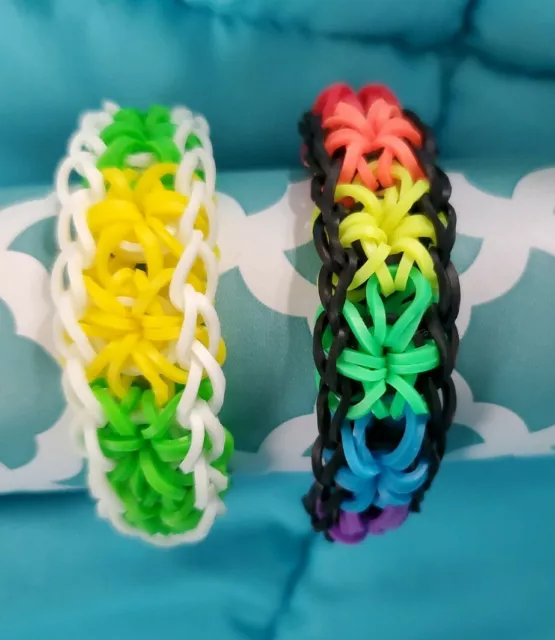 Starburst Bracelet | Loom Community, an educational do-it-yourself Rainbow  Loom and crafting community.