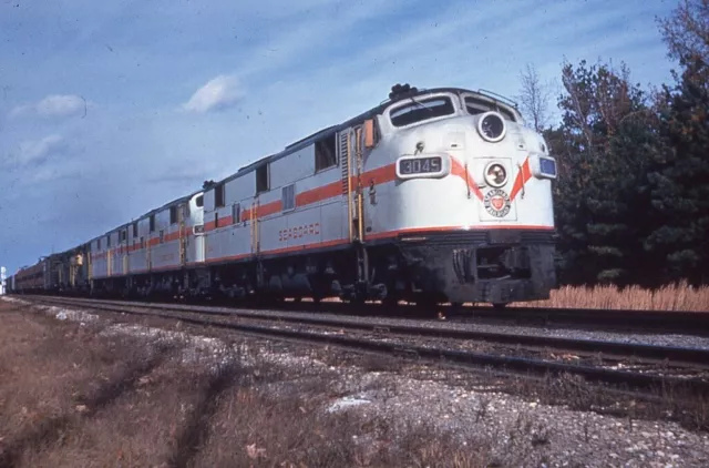 DUPLICATE RAILROAD SLIDE SAL SEABOARD AIR LINE 3045 EMD E7A SCL Coast