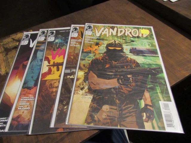 Vandroid #1 2 3 4 5 Dark Horse Mini Series Comic Book Set 1-5 Complete