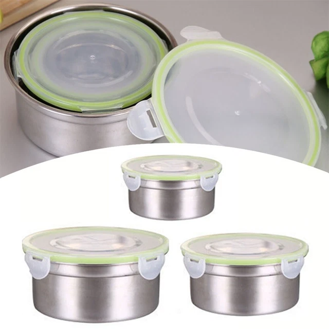 Contenitore riutilizzabile impilabile scatola pranzo in acciaio inox dimensioni