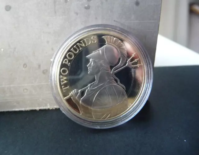 2018 Royal Mint Britannia PROOF £2 Two Pounds Coin In Capsule