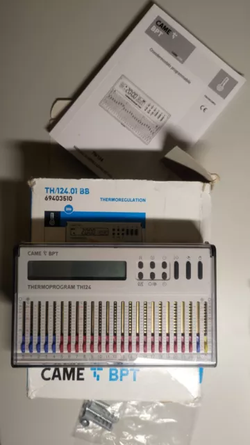 Thermostat TH / 124.01 BB elektronischer täglich programmierbar CAME BPT