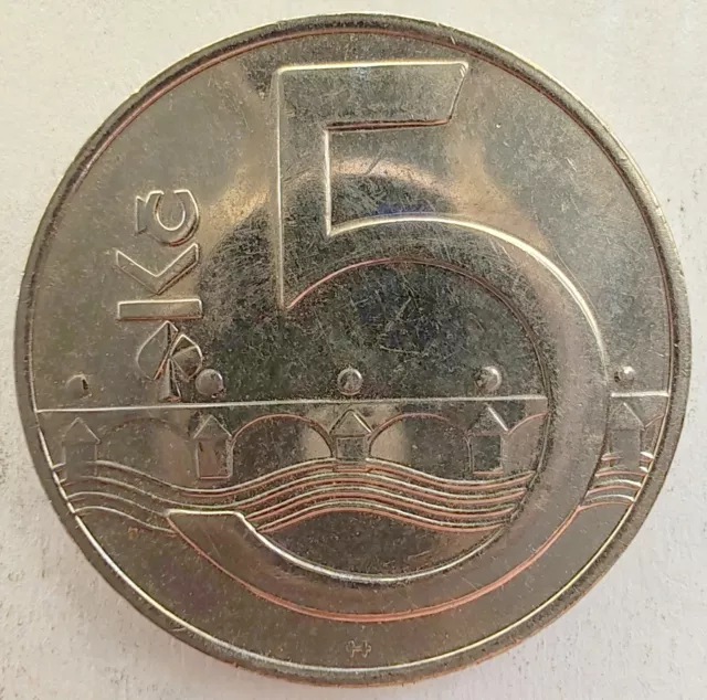 [138] Coin 1995 Czech Republic 5 Korun