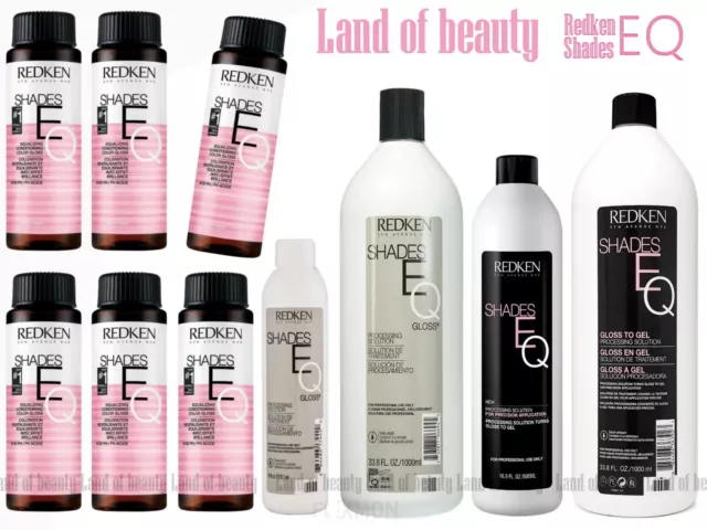 Redken Shades EQ Gloss Demi Hair color 2oz or Solution ☆Choose Yours☆