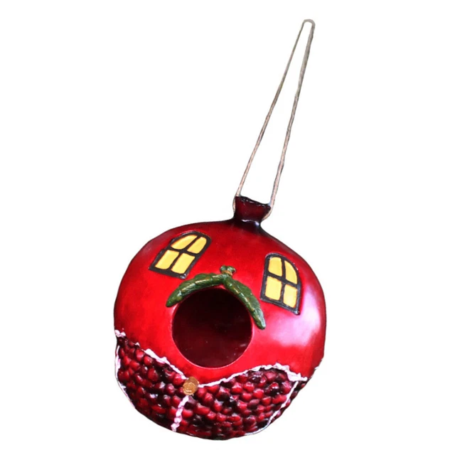 Bird Hideaway Pomegranate Bird House Bird Bird Feeders Hand Decor Manual