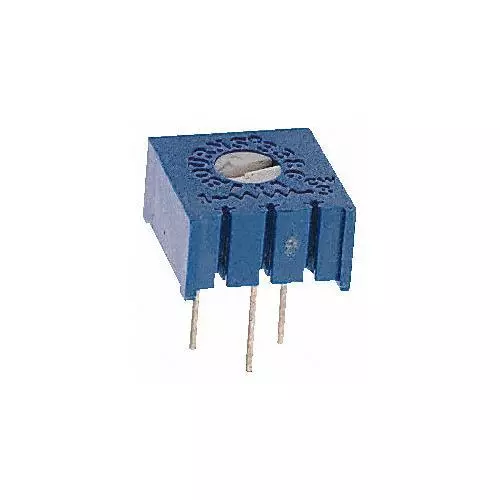 2 x Bourns 3386P-1-202LF, Trimmer Resistor with Pin Terminations, 2kΩ ±10% 1/2W