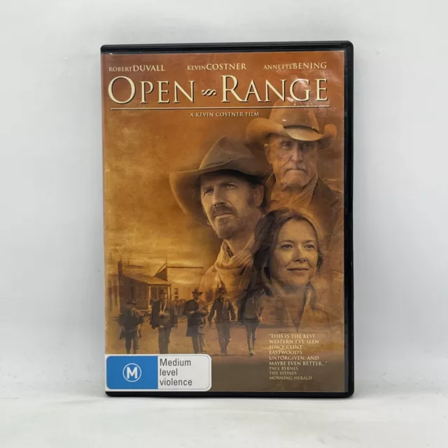 OPEN RANGE KEVIN Costner DVD Movie Film Free Post R4 PAL 14.58