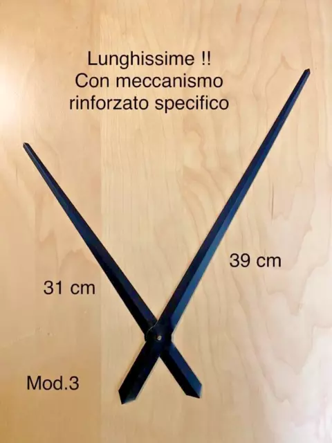 MECCANISMO MOVIMENTO LANCETTE per OROLOGI da PARETE Ricambio