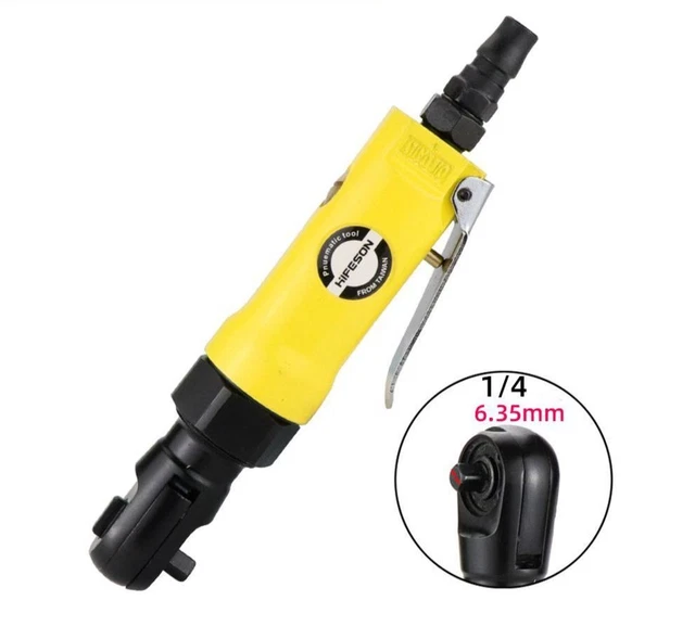 Pneumatic Air Ratchet Wrench 1/4 inch Reversible Spanners Tools Adjust Torque le
