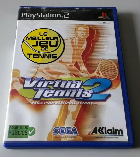 Jeu PS2 "Virtua Tennis 2" complet en boîte (N°6442)