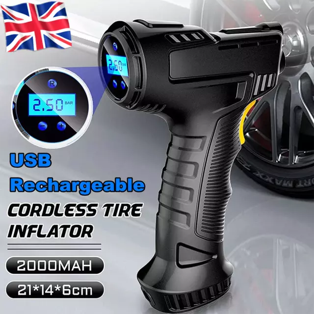Car Tyre Inflator Pump Cordless Pump 12V Electric Car Tire Air Compressor Pump