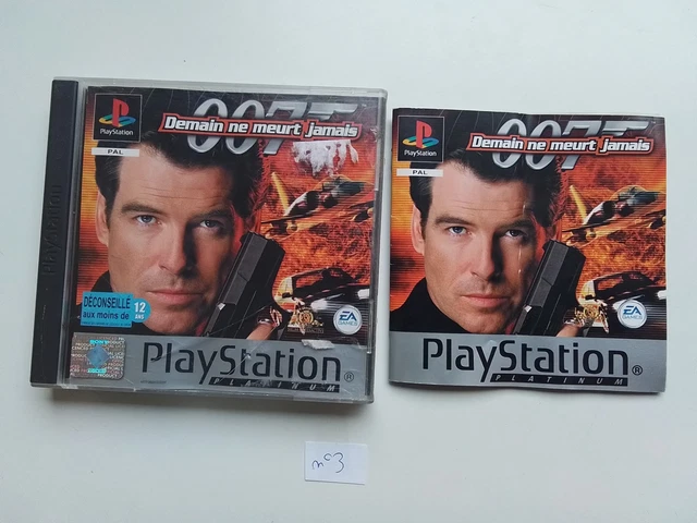 Jeu PS1 007 : Demain Ne Meurt Jamais - Complet Avec Notice - Bon état - Pour Collectionneurs