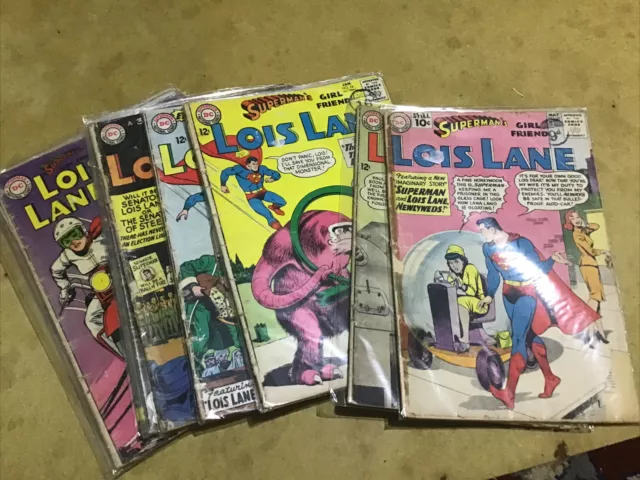 13no DC Lois Lane Superman’s Girl Friend Comic In Vg/Vg- Condition Details Below