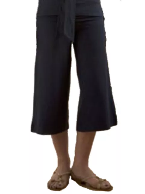 Maternity Trousers Loungewear Soft Touch Pregnancy Yoga Gym Casual Blue Medium