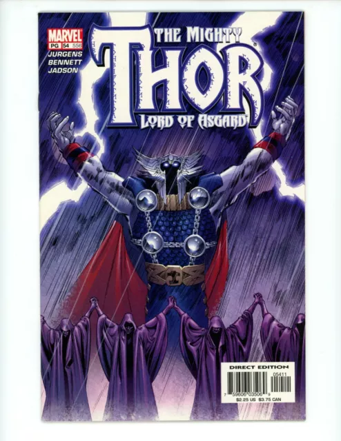 Thor #54 2002 VF/NM Dan Jurgens Tom Raney Marvel  Comic Book #556 LGCY Asgard