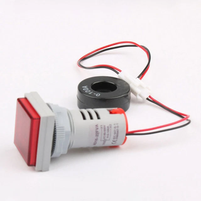 Tester di corrente di tensione digitale led resistente all'usura misuratore di corrente spento