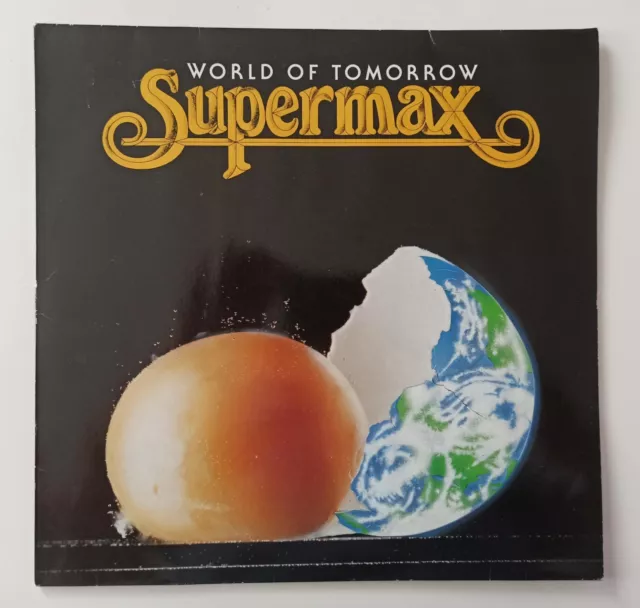 SUPERMAX  WORLD OF TOMORROW    VINYL LP    Hansa Records   1990  SEHR RAR