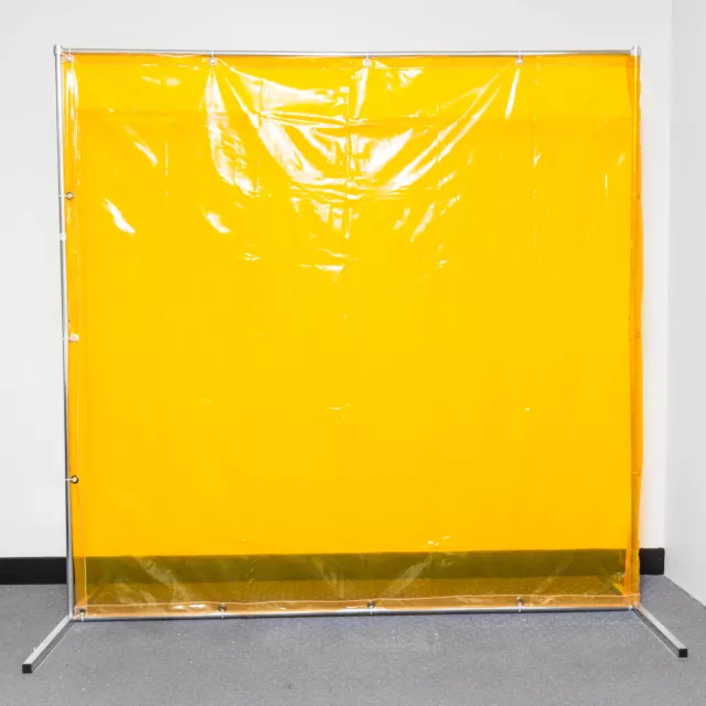 1.8m X 2.0M YELLOW WELDING CURTAIN - TIG - MIG - ARC - *OLYMPIC* 2