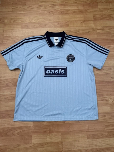 ウェア adidas x Oasis Live'25 Football Shirt XL OASIS - Adidas Football Tour Jersey Shirt XL New Jersey Live