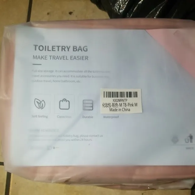 BOOMRICH Travel Toiletry Bag, Hanging Toiletry Bag Cosmetic Bag, Makeup Bag...
