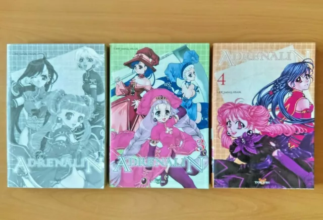 "  ADRENALIN "  Tomes 1 - 3 - 4 Lot de 3 MANGAS - Version en Français - Manga